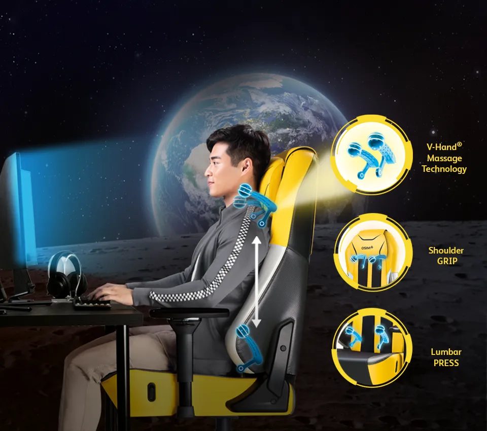 uThrone V Transformer Gaming Massage Chair OSIM Malaysia