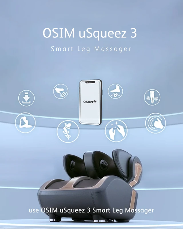 uSqueez 3 Leg Massager, Foot Massager OSIM Thailand