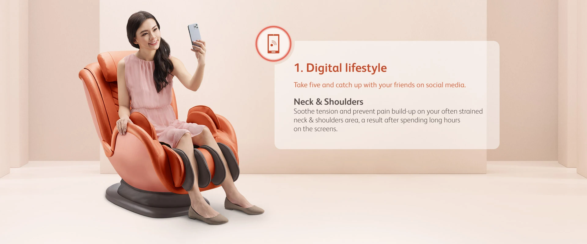 uDivine Mini 2 Massage Chair, Massage Sofa OSIM Singapore